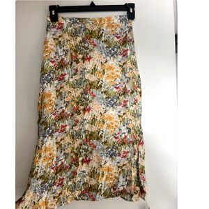 NWT Reformation floral skirt